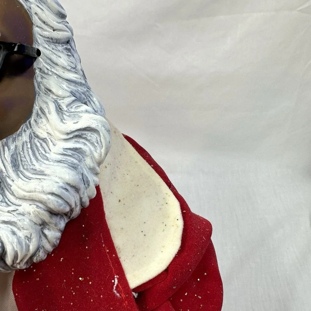 Gemmy Sax Playing Santa Claus Animated Jazz Music Christmas Vintage 15" READ DES - Picture 9 of 16